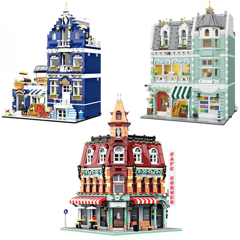 Нетоксичный Moc Европейская Вилла Дом Строительный Набор DIY Креативные Строительные Кирпичики Игрушки Для Детей 3+ Детский Обучающий Подарок