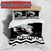 3pcs Duvet Cover Set (1*Duvet Cover + 2*Pillowcase, Without Core), Custom Name Singer Pattern Bedding Set, Home Bedroom Decor Gift