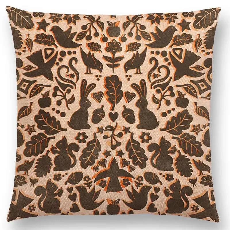 Новый Милый Рождественский Подарок Фрукты Тыква Мороженое Интересное Искусство Красочный Декоративный Узор Наволочка Подушка для Дивана