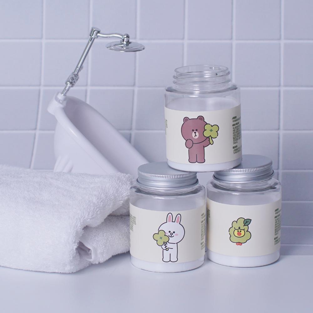 LINE FRIENDS Мини Плюс Дезодорант для Ванной и Комнаты Без Запаха (Набор из 3 штук)