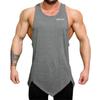 Men’s Gym Clothes Summer Skin-friendly and Soft Sleeveless Tshirts Breathable Loose Fashion Irregular Hem Bodybuilding Tank Tops