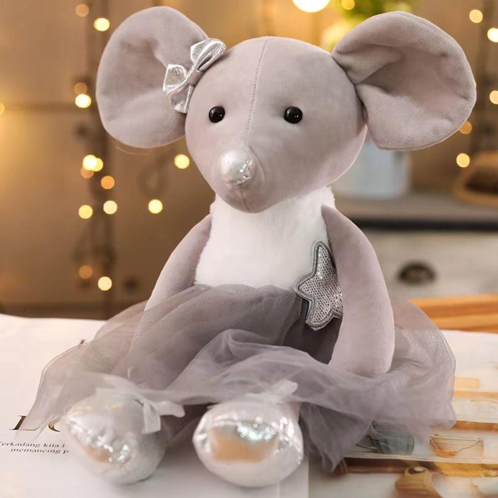 Sleeping Dressing Mouse Dolls Home Decor Stuffed Mouse Girls Toy Ballet Mouse Plush Kids Toys