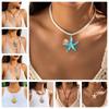 Pendant Conch Clavicle Chain Y2K Accessories Beach Choker Vacation Starfish Necklace Girls