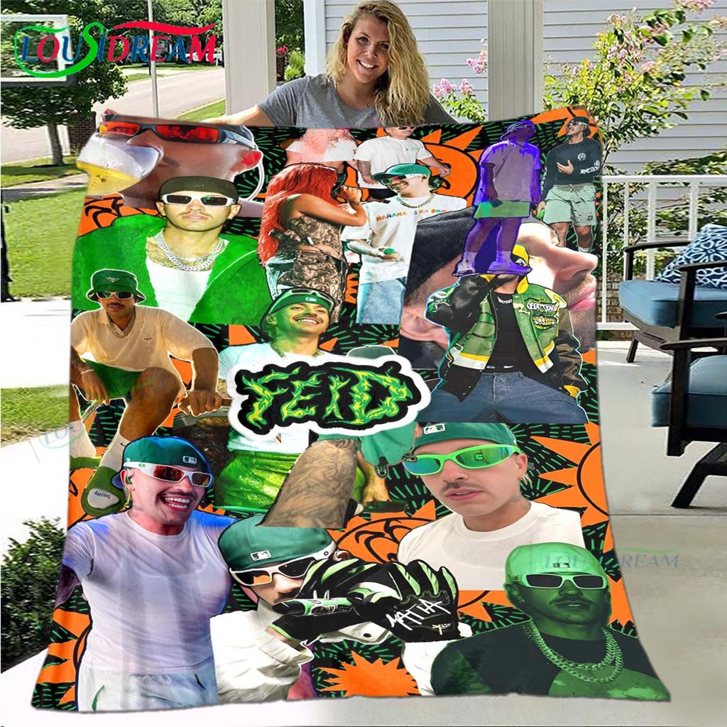 100% Polyester Pop Singer F-Ferxxo Four Seasons Blanket Sofa Cover Travel Bed Plush Blanket Travel Office Break Blanket Gift