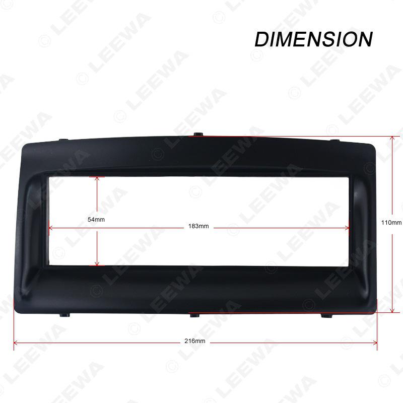 BYD F3 Single DIN Black Car Audio Modification Panel