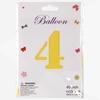 40-дюймовый шарик из алюминиевой фольги с цифрой, цвет макаронно-желтый - Для дня рождения, свадьбы, реквизит для фотосессий на открытом воздухе