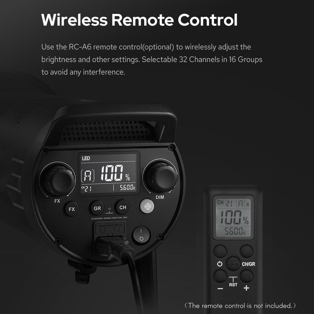 Godox SL300IIBi Studio Светодиодный светильник для видеосъемки, 320 Вт, мощный светильник для фотосъемки, 2800K6500K, с регулируемой яркостью 9 FX