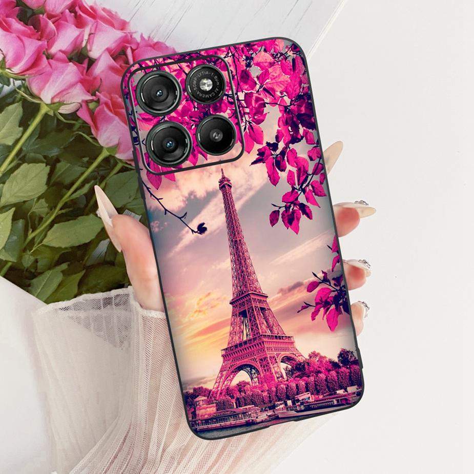 Для Motorola Moto G77 5G Чехол XT2621-4 Роскошный Чехол с Рисунком Цветов Мягкий Силиконовый Чехол Для Moto G67 G 77 MotoG67 MotoG77 5G Сумки