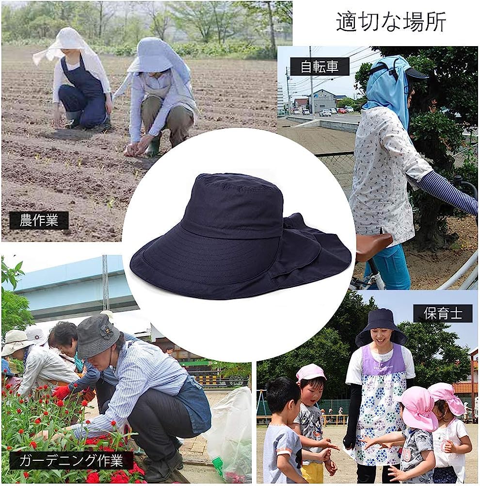 Защита от солнца УФ Защита Широкие поля Регулируемый подбородочный ремешок УФ Горная Хвост Сафари 8062 [LeafIn] Женская шляпа, Шляпа, Шляпа, Шляпа, Шляпа, Ремешок, Защита,