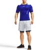 Under Armour Сплошная компрессионная футболка с логотипом и короткими рукавами, мужские топы, синяя 1370657-415