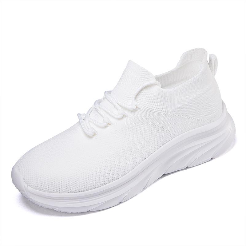 Новые мужские кроссовки спортивные и повседневные дышащие мужские обувь для улицы модные универсальные из летающей тканой ткани мужские