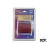 HQ-Power Câble haut-parleur 2x0,75mm², 25 mètres, rouge noir, rouleau, cuivre OFC, pour système audio, haute performance