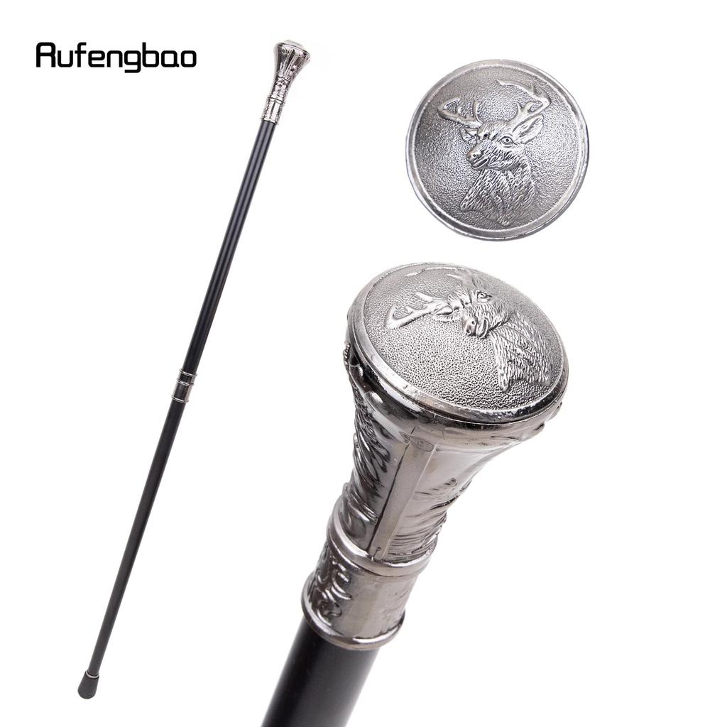 Animals Bear Hawk Deer Wolf  Phoenix Totem Relief Walking Cane Fashion Walking Stick Gentleman Crosier Knob Walking Stick 93cm