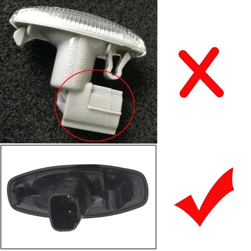 2Pcs For Toyota Yaris Vios Sequential Blinker Light 2014 2015 2016 2017 2018 2019 Car Led Dynamic Side Marker Turn Signal Light