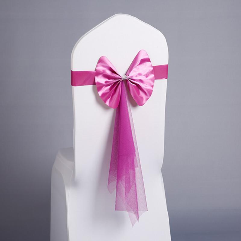 LANLE пояса для стула, высокая эластичная спинка стула, галстук-бабочка, ленты для стула, ленты для свадьбы, вечеринки, Рождества, дня рождения