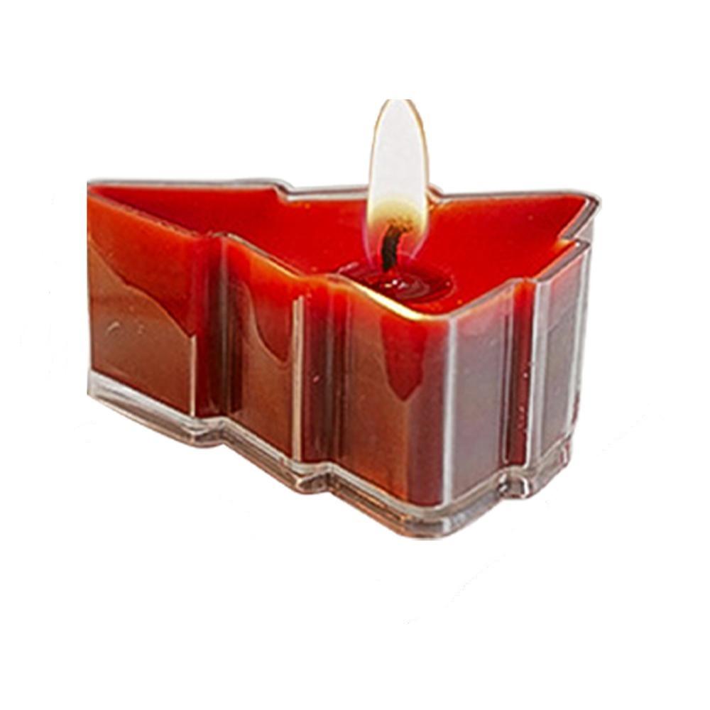 Christmas Tree Shaped Scented Aromatherapy Candle Soy Wax Long-Lasting Scented Decorative Candles Festive Home Party Decoration