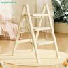 Telescopic Folding A-Frame Ladder - Portable & Sturdy, 3 To 5 Steps for Indoor Use