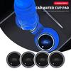 2025 Fashion Car Interior LED Emit Light Water Cup Anti-slip Mat For Ford Ranger Focus Kuga Mustang Mondeo Fusion Esco Fiesta