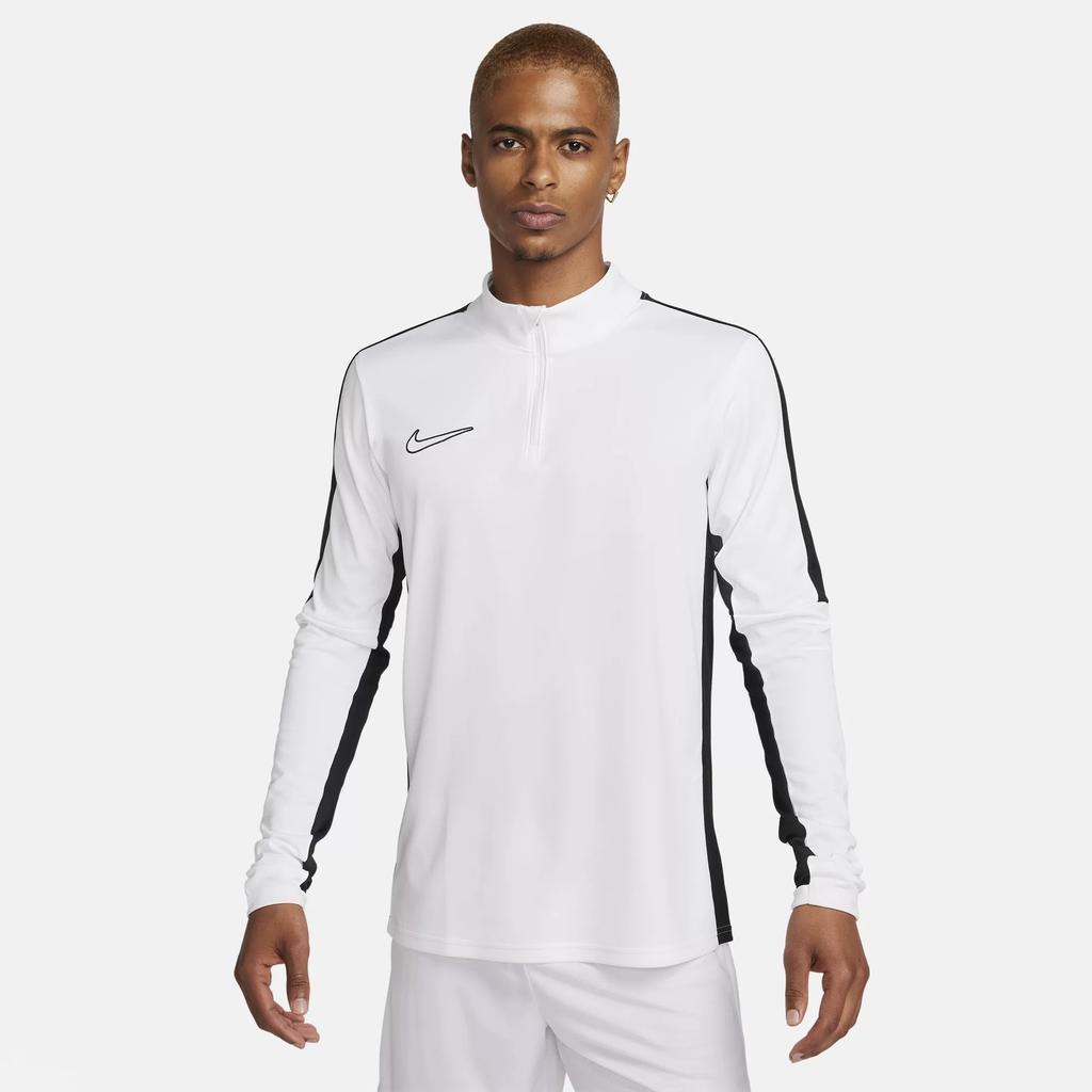 Nike T Shirts Men's White Stand Collar Moderate DR1353-100