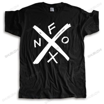 Брендовая мужская футболка с коротким рукавом Nofx Дизайн Рок-группы Забавная хлопковая футболка для мужчин с круглым вырезом повседневная футболка большего размера