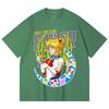 230 г/м² 100% хлопок Sailor Moon V8 Принт Минако Унисекс Тяжелая хлопковая футболка