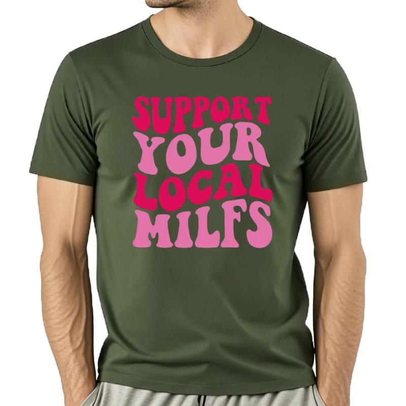 Camisetas Apoya A Tus Militares Locales Ropa Informal De AlgodóN Con GráFico De Estilo Veraniego Camiseta De Manga C