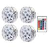 Underwater Lights LED Submersible Pool Lights Rechargeable 200FT Remote Control Swimming Pool Light with Timer Color Changing