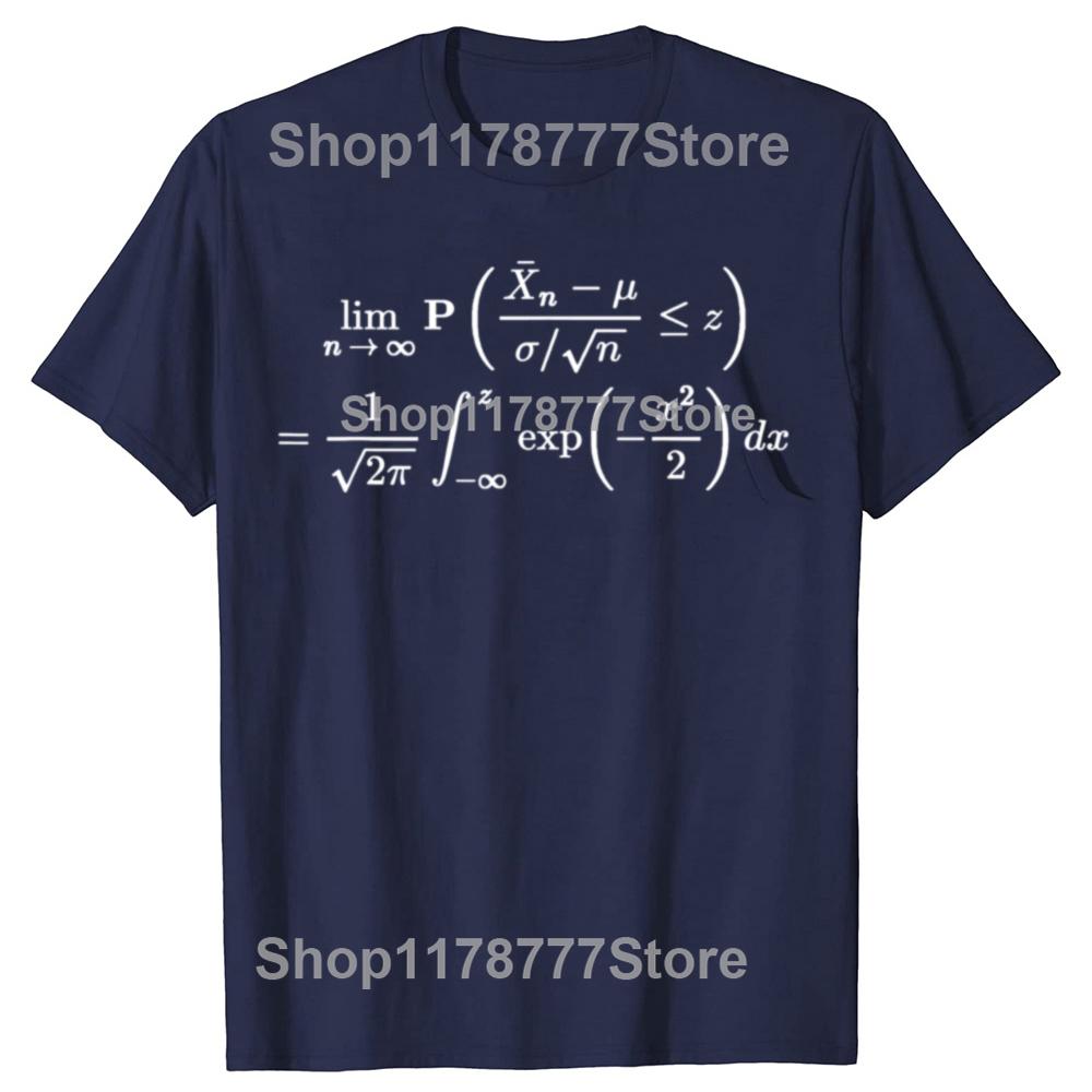 Funny Central Limit Theorem Probability Statistics Data Science T Shirts Gifts Mens Fashion Casual Loose Oversized T Shirt