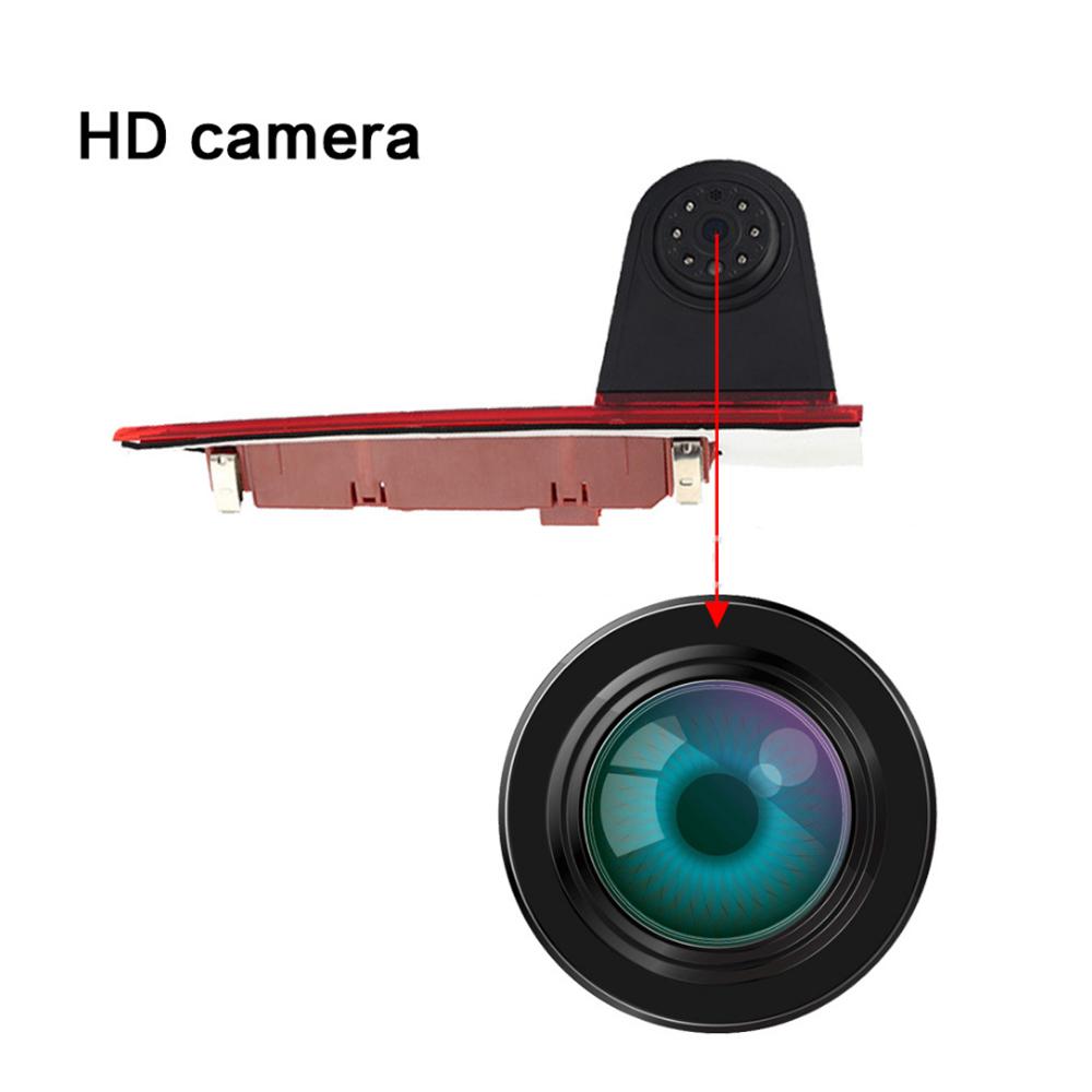 Brake Light Car Rear View Reverse Back Up Parking Camera For Ford Transit Custom 2012-2019 HD Night Vision Waterproof Camera