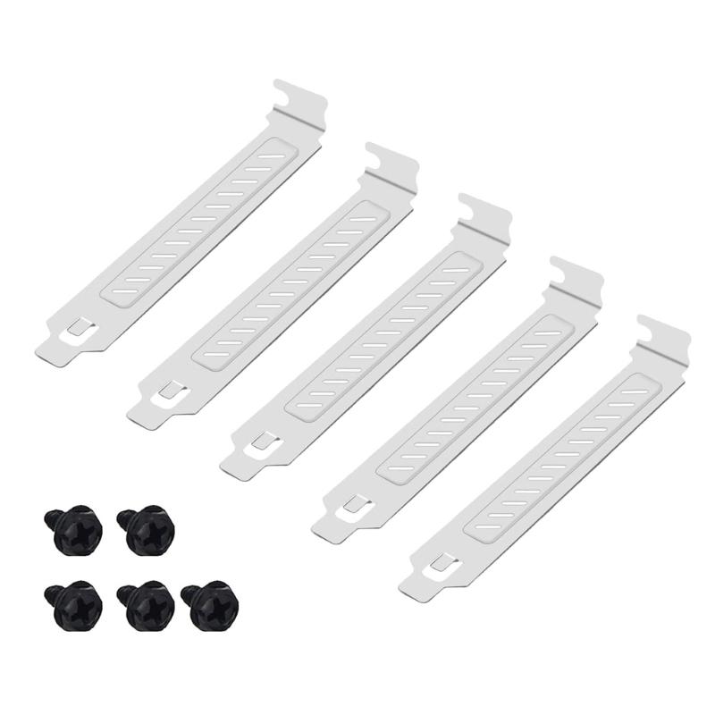 5 шт. 12 см Металлические заглушки для PCI-слотов Dust Plates для слотов расширения ПК Обеспечивают длительную защиту от пыли и износа