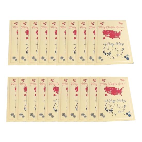 1/10/20/30 шт. Счастливого Рождества Америка Открытки Патриотические праздничные поздравительные открытки Президентские выборы Рождественские открытки для рождественской новогодней вечеринки