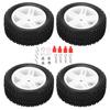 4PCS 75mm RC Car Tire U Type Rubber RC Vehicle Wheel Remote Control Car Tire for Wltoys 144001 114