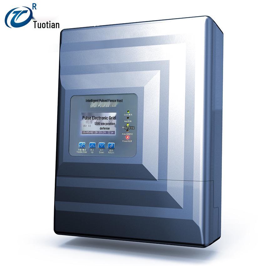 Dual-Zone Networked Pulse Perimeter Anti-Theft Alarm Fence Device