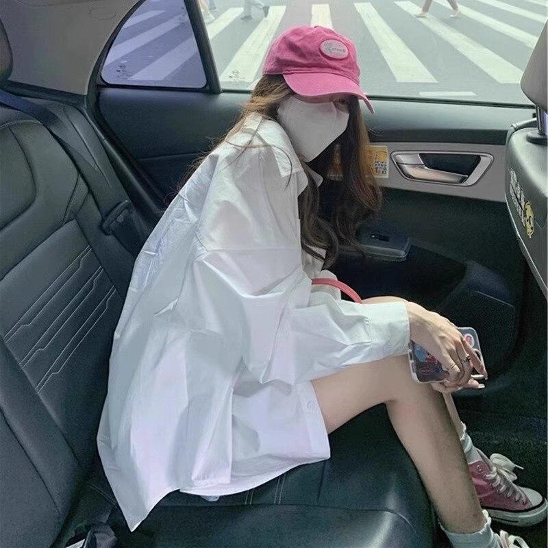 Korean Long Sleeve White Shirt Women Spring And Autumn Casual Loose Woman Blouse Office Lady 2023 Fashion Elegant Shirts 29288