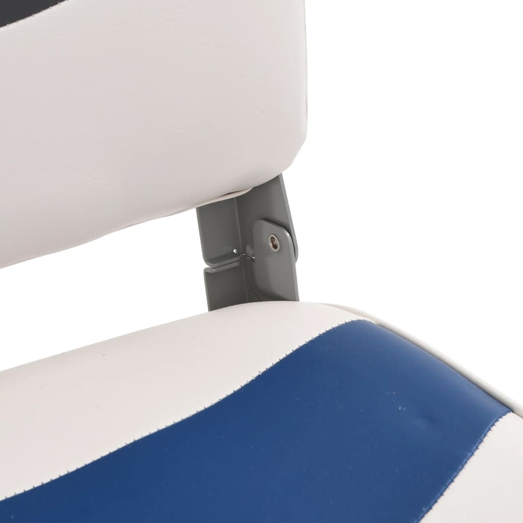 4 Piece Foldable Boat Seat Set with High Backrest