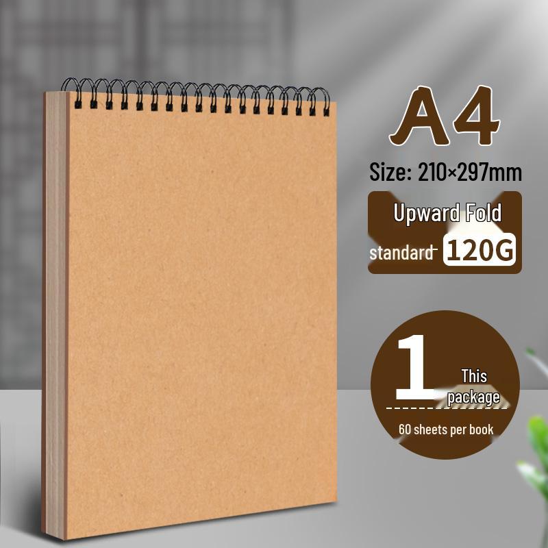 Portable A4 Sketchbook for Art Students - 16K/32K Sizes for Drawing & Sketching