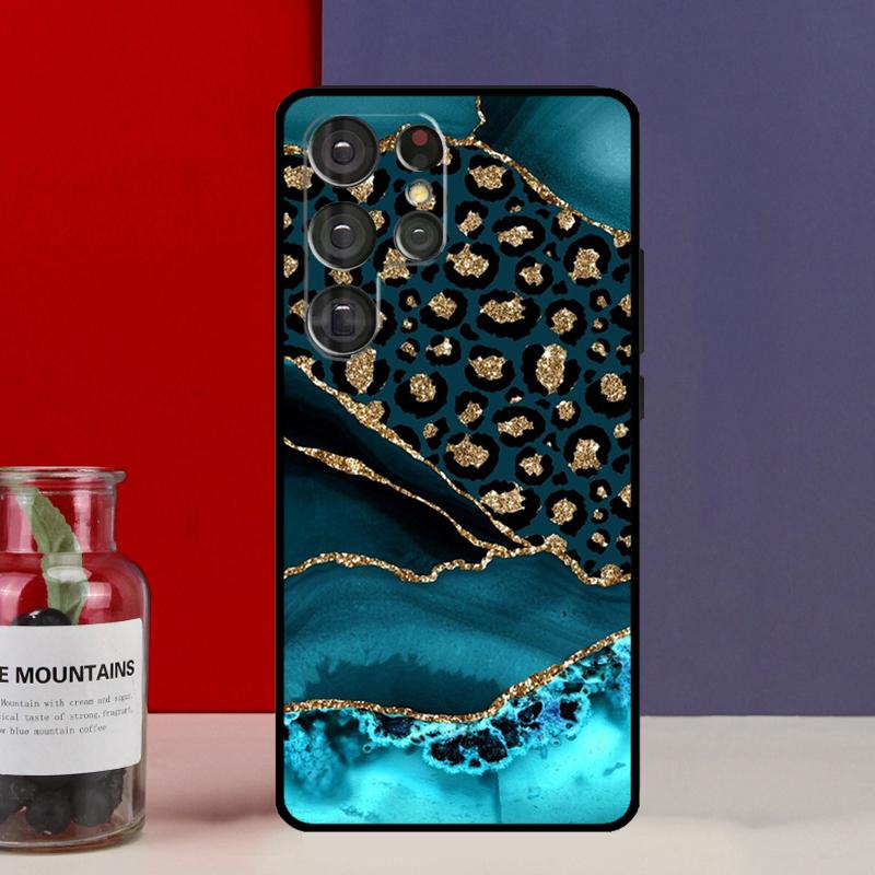 Чехол-футляр с леопардовым принтом для Samsung Galaxy S25 Ultra S9 S10 S20 S21 S22 Plus S23 Ultra S24 FE