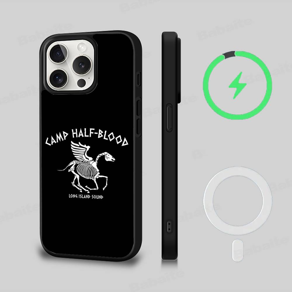 Camp Half-Blood Phone Case For IPhone 13 14 15 11 12 16 17 Pro Max Plus For Magsafe Magnetic Shell