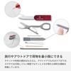 Victorinox Swiss Card Classic Translucent Red Multi-Tool 10 Functions Stationery Scissors Ballpoint Pen Compact Small 0.7100.T