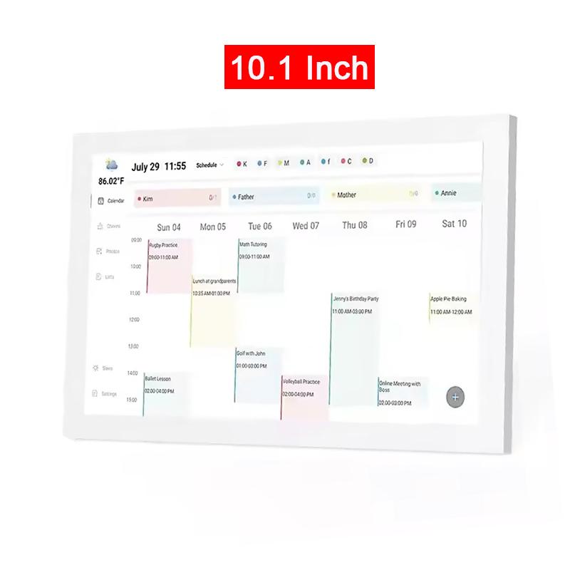 10.1-inch Multifunctional Electronic Photo Album Calendar Device WIFI Electronic Calendar with IPS High-definition Touch Screen