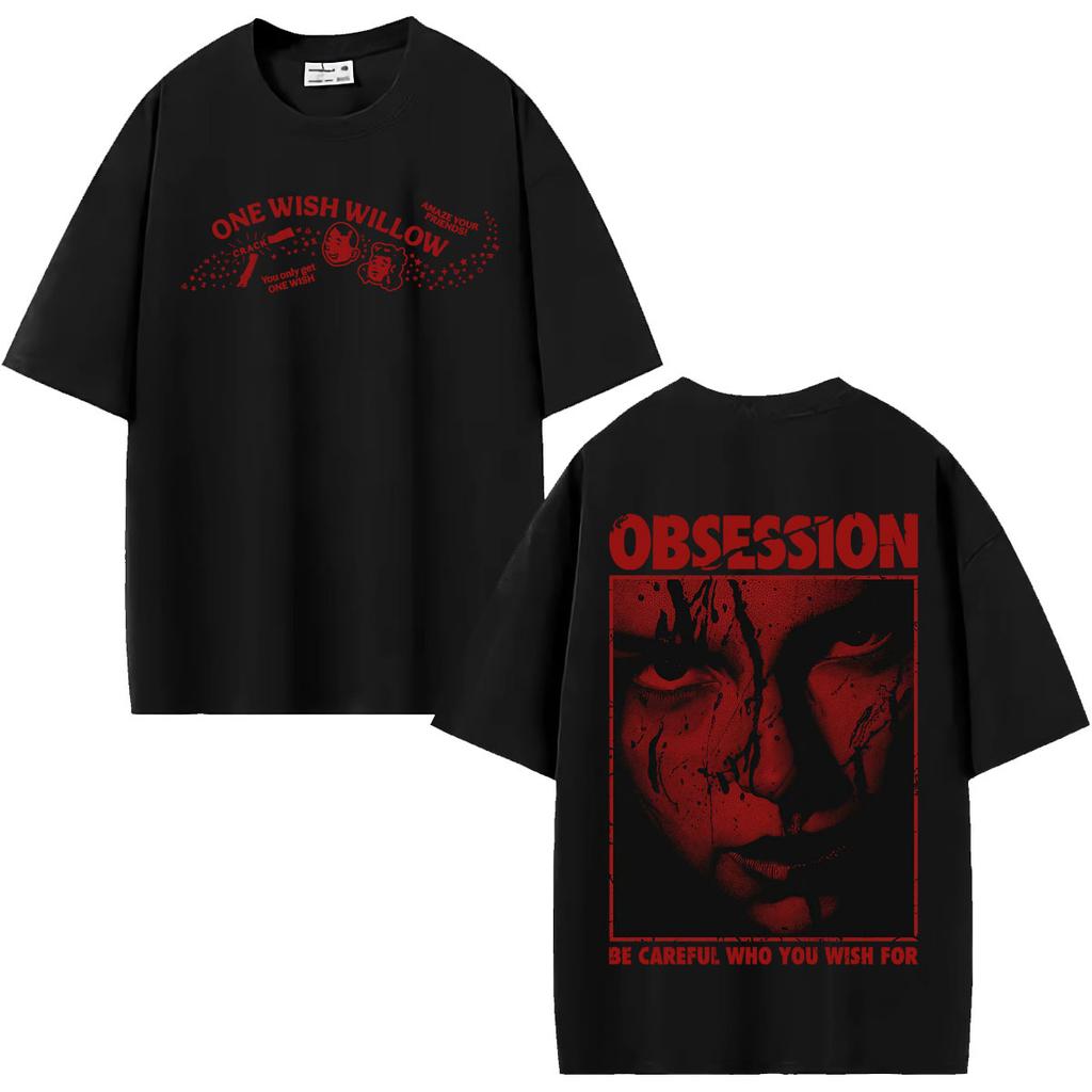 One Wish Willow Obsession 2026 Movie Merch Tshirt Unisex Unisex Harajuku Retro Classic T Shirts Loose 100 Cotton Oversized T Shirt