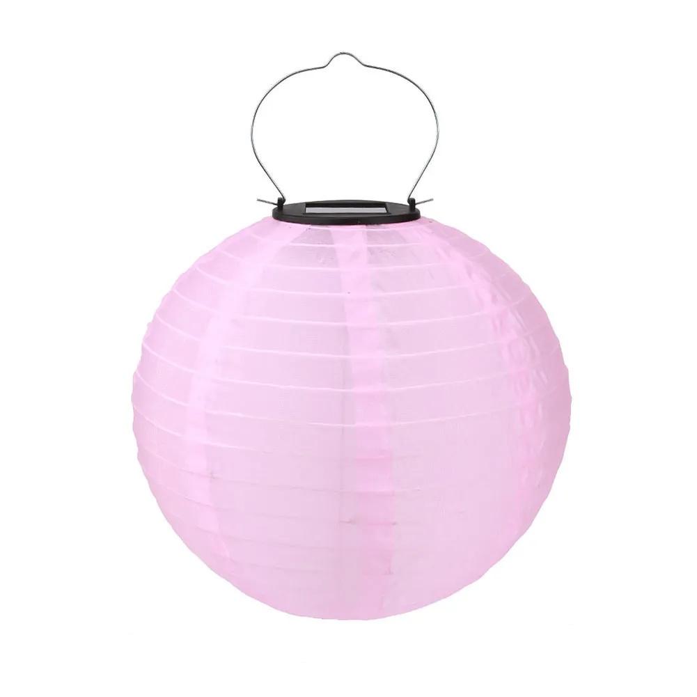 Солнечный нейлоновый тканевый фонарь 8" 20см 10" 25см 12" 30см для украшения двора