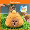 Plush Cartoon Capybara Wallet Earphone Bag Keychain Small Decorations Pendant