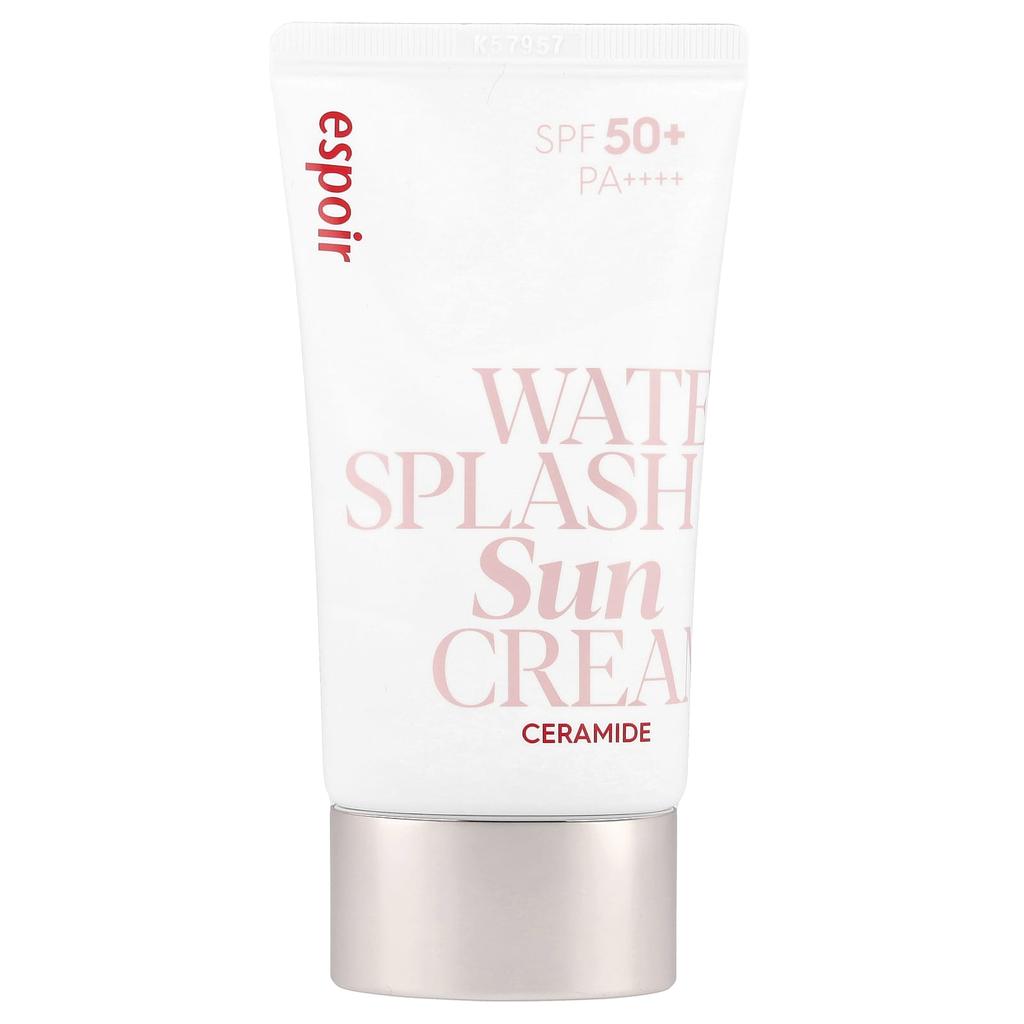 Espoir Солнцезащитный крем Water Splash с керамидами, SPF 50+ PA++++, 60 мл