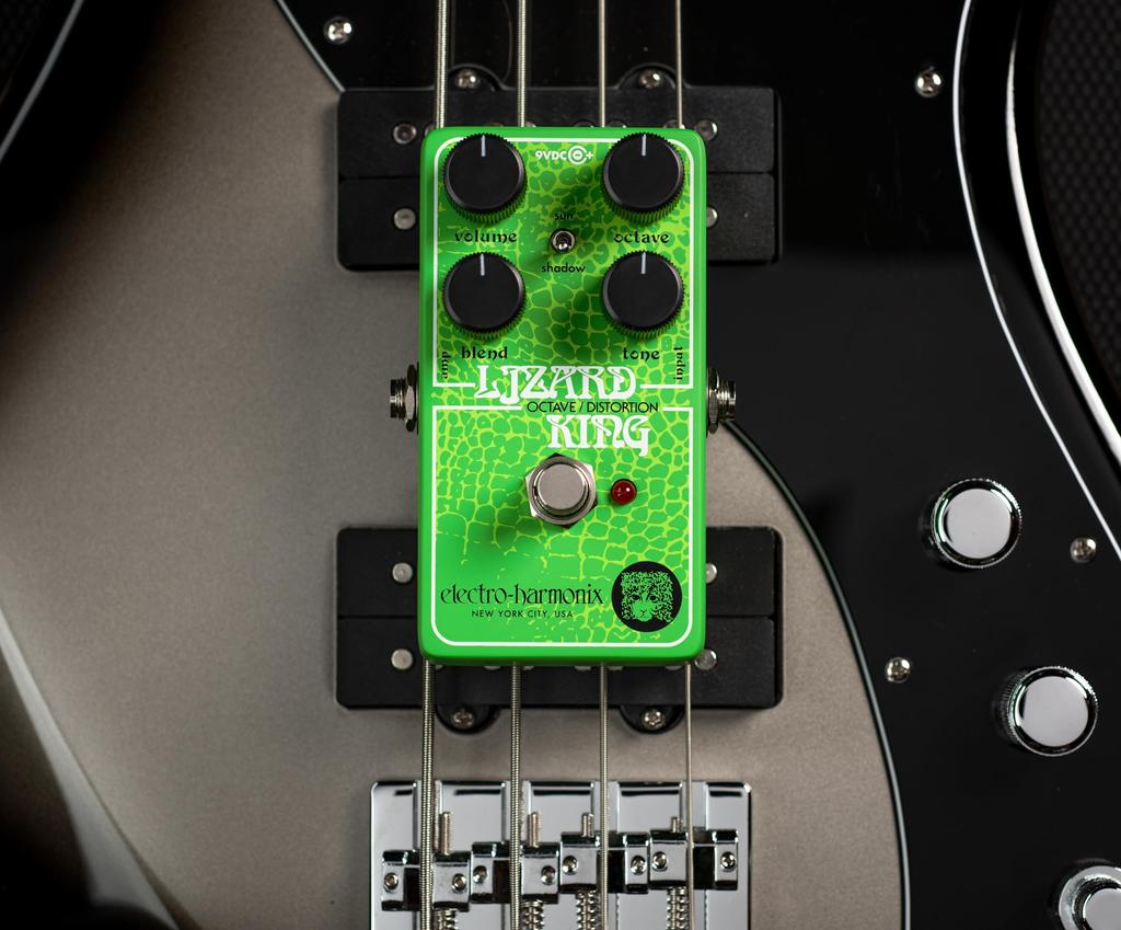 Басовый эффектор LIZARD KING Octave Fuzz BASS OCTAVE FUZZ ELECTRO-HARMONIX &