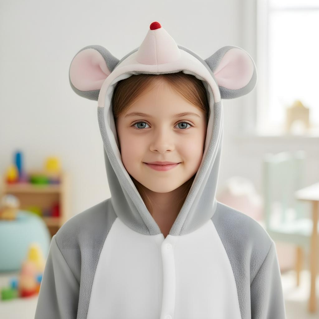 Piżama Onesie Kigurumi Kostium Przebranie Myszka Mickey Dzieci 95-105Cm