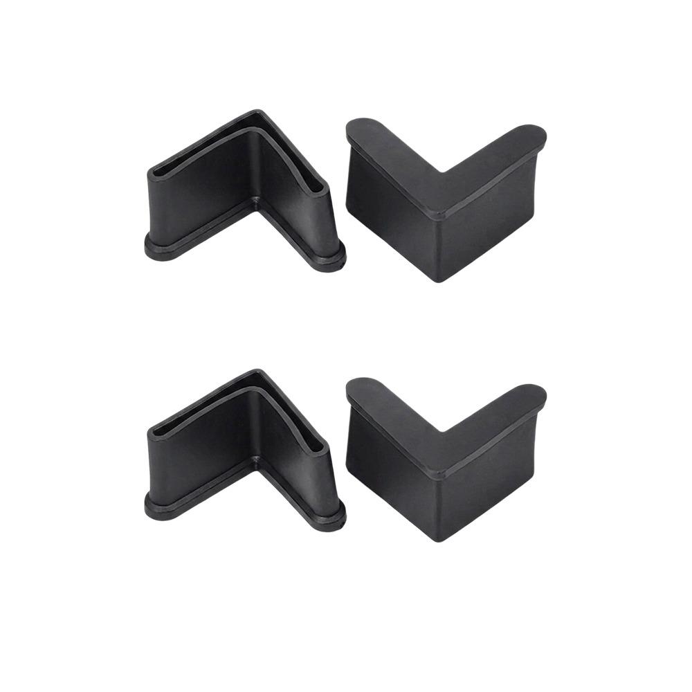4/8/12PCS Angle Steel End Caps Corner Protector Caps Right Angle Blanking End Caps Storage Shelves