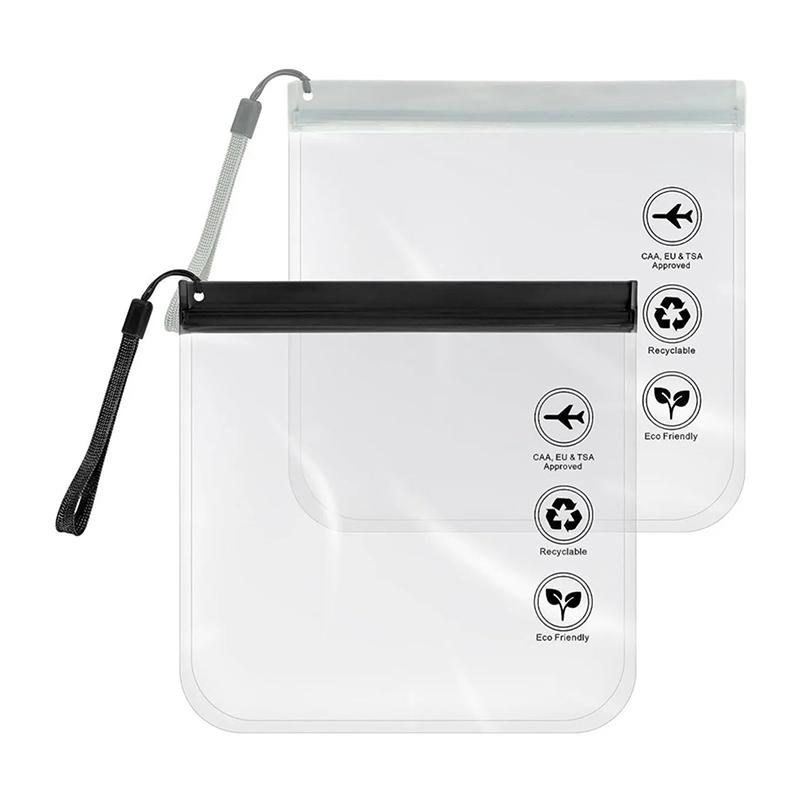Прозрачная сумка для багажа, дорожная, герметичная, для косметички, водонепроницаемая, для женщин, многоразовая, для безопасности в аэропорту, туалетная сумка