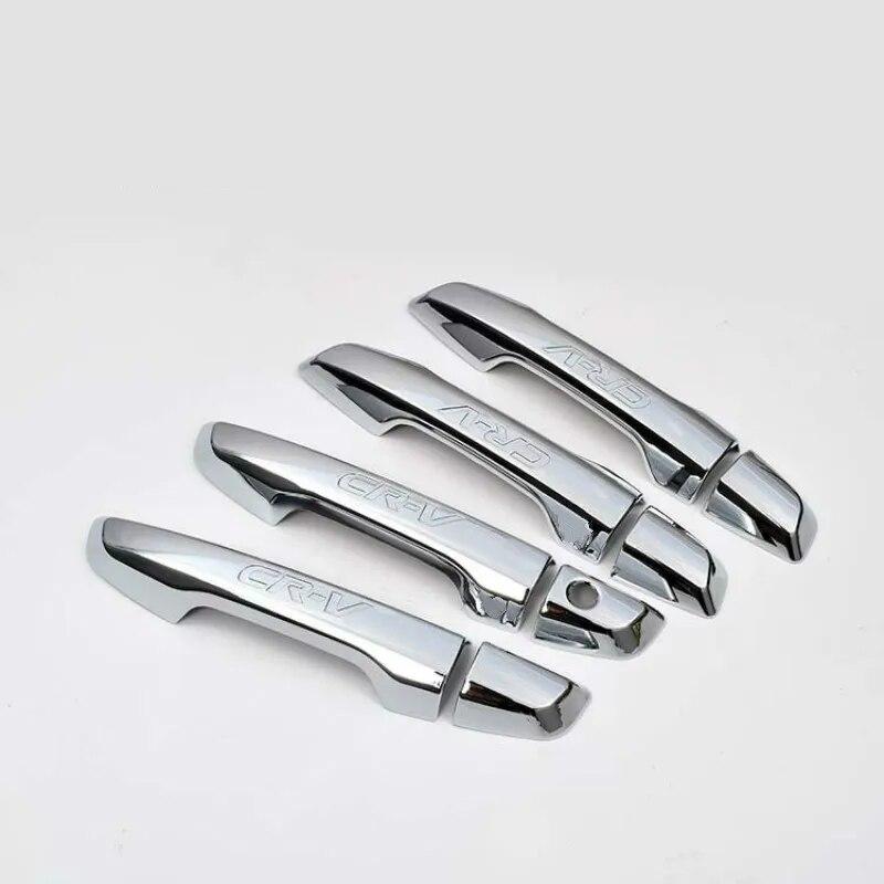 FUNDUOO For Honda CR-V CRV 2017 2018 New Chrome Door Handle Covers Trim Overlay Car Styling Accessories