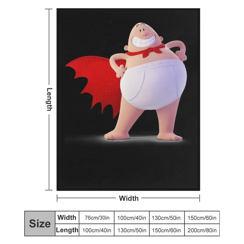 Gift Idea Captain Underpants Throw Blanket Stuffeds Blankets For Baby decorative Furrys Blankets